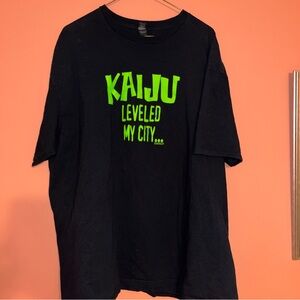 Kaiju Leveled My City Asrdvark Toys 2006 Shirt XXL